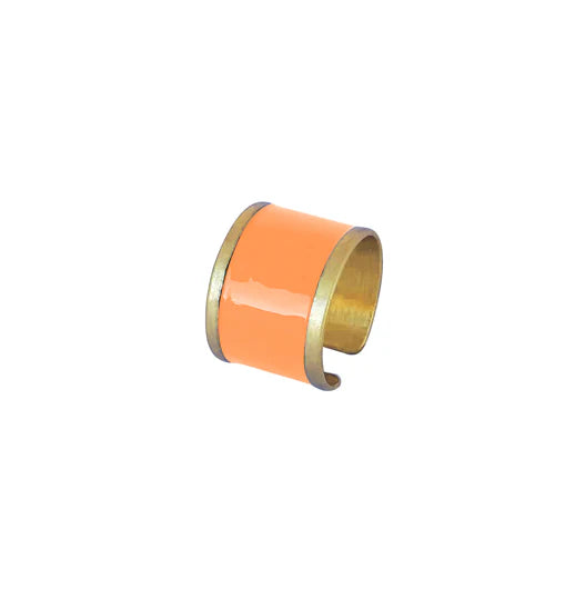 Light Orange Cigar Band Ring