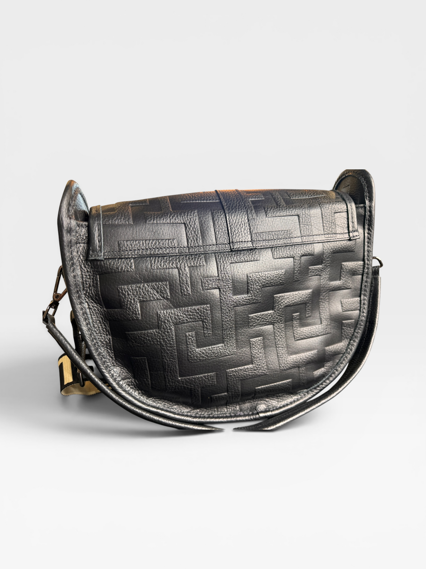 Mousa Embossed Leather Bag