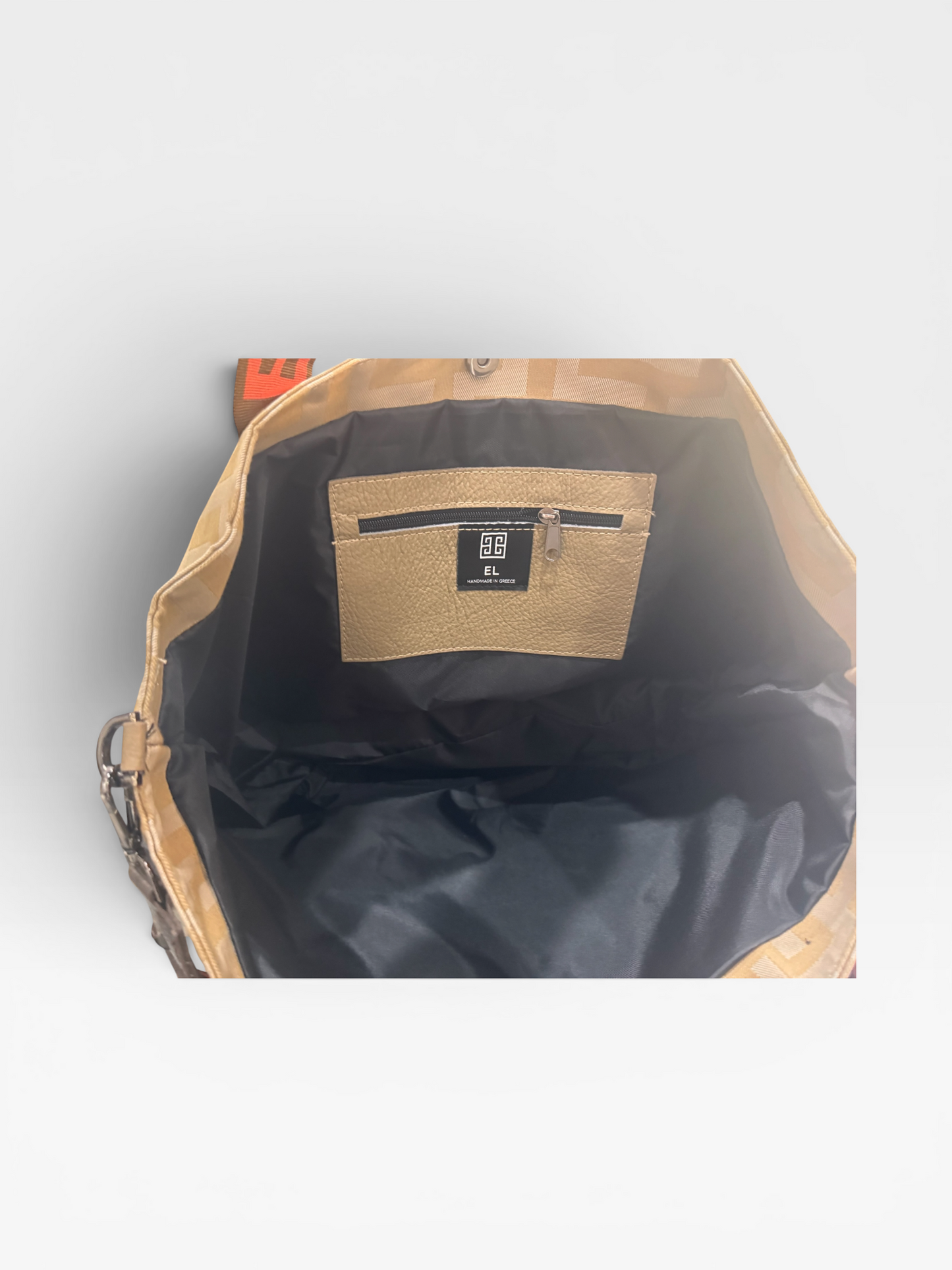 Thalassa Taupe Beach Bag