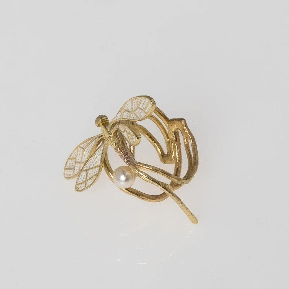 Dragonfly Brass Ring