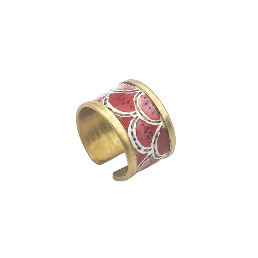 Watermelon Brass Ring