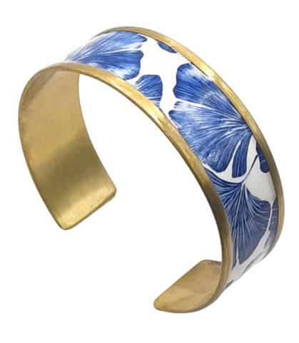 Geranium Brass Bracelet