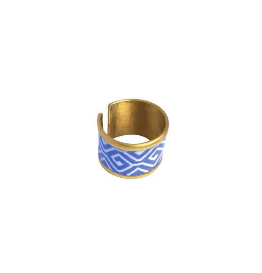 Grecian Blue Art Ring