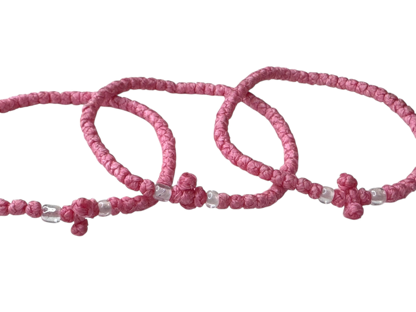 Greek Orthodox Prayer Rope Komboskini Pink