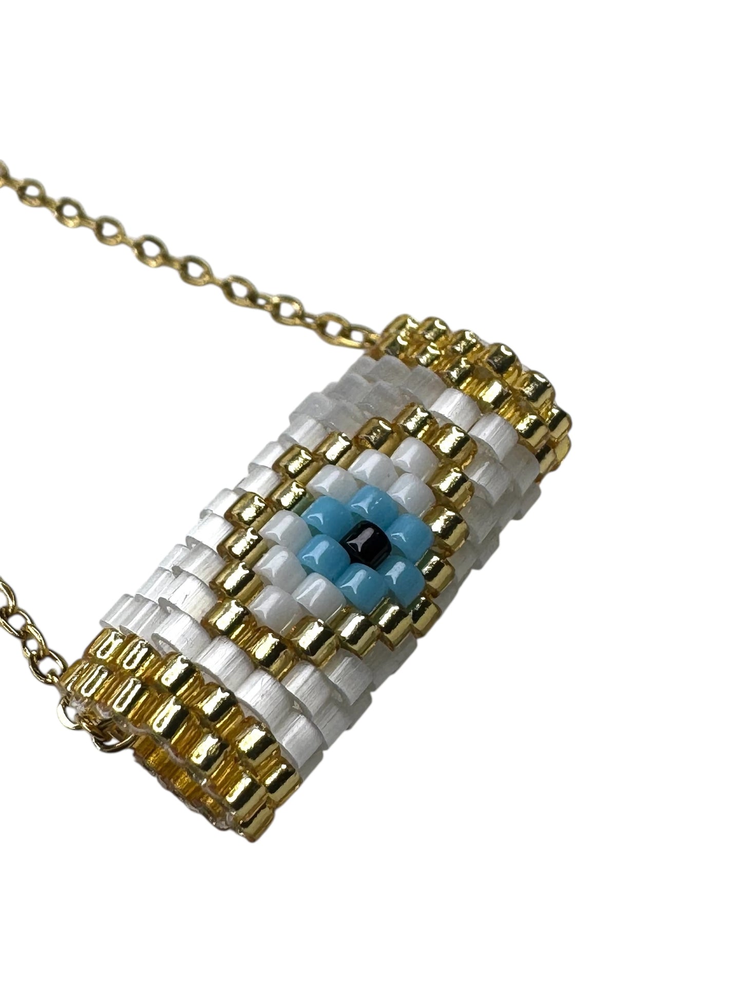 Evil Eye Beaded Necklace