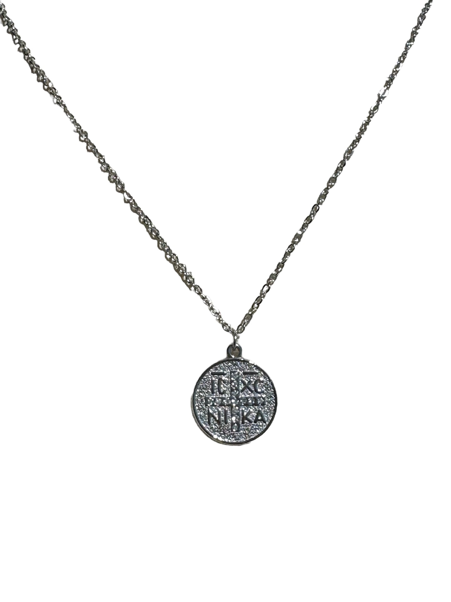 Stainless Steel Byzantine Necklace