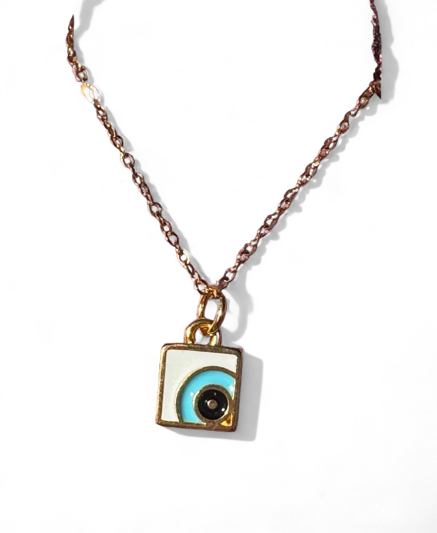Micro Art Deco Evil Eye