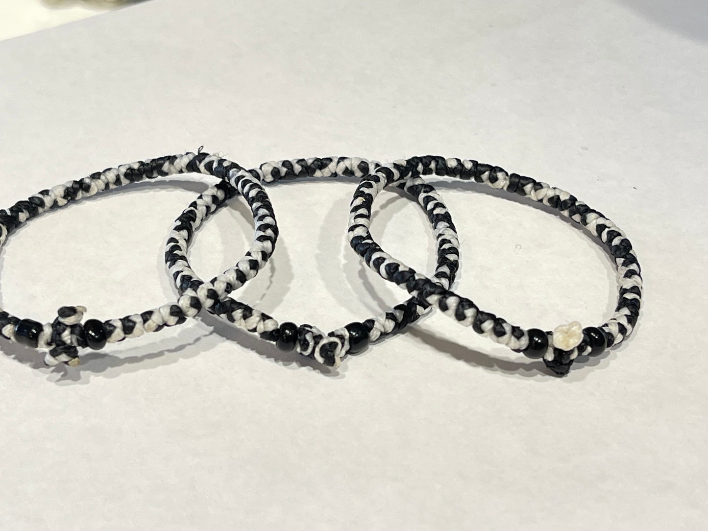 Komboskini Prayer Bracelet Greek Orthodox Black & White