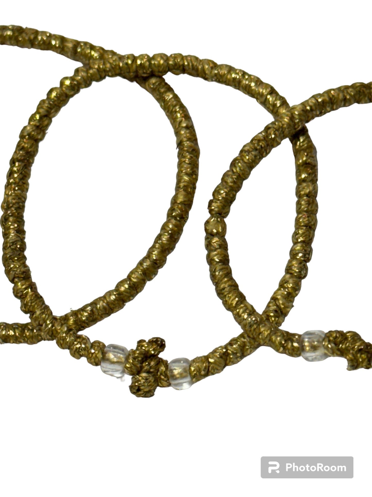 Gold tone Komboskinia- orthodox prayer bracelet