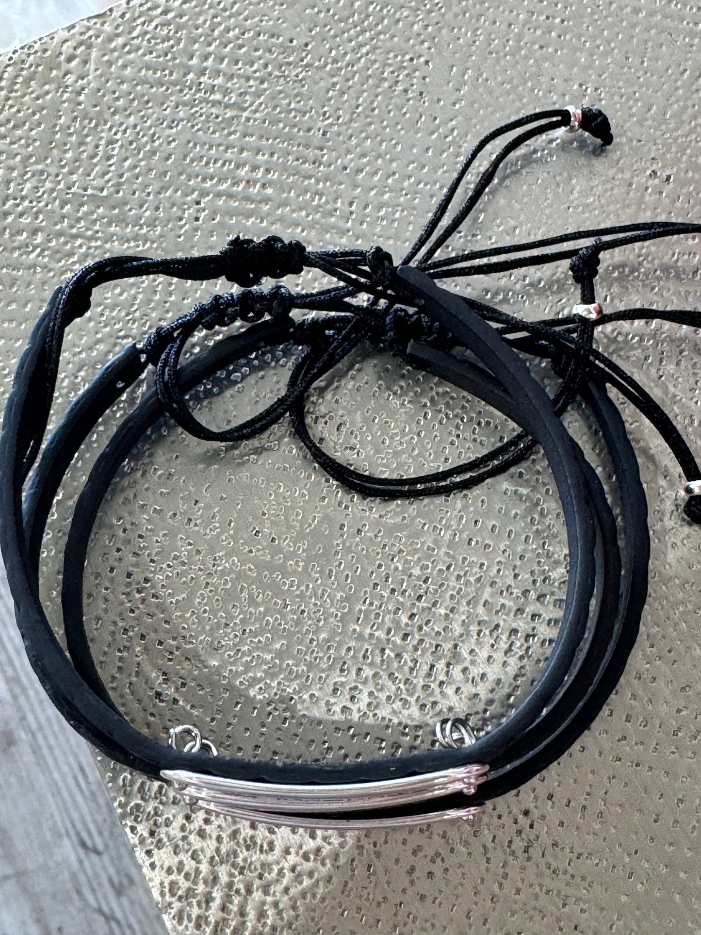 Leather Bracelet For Dad-Greek Baba