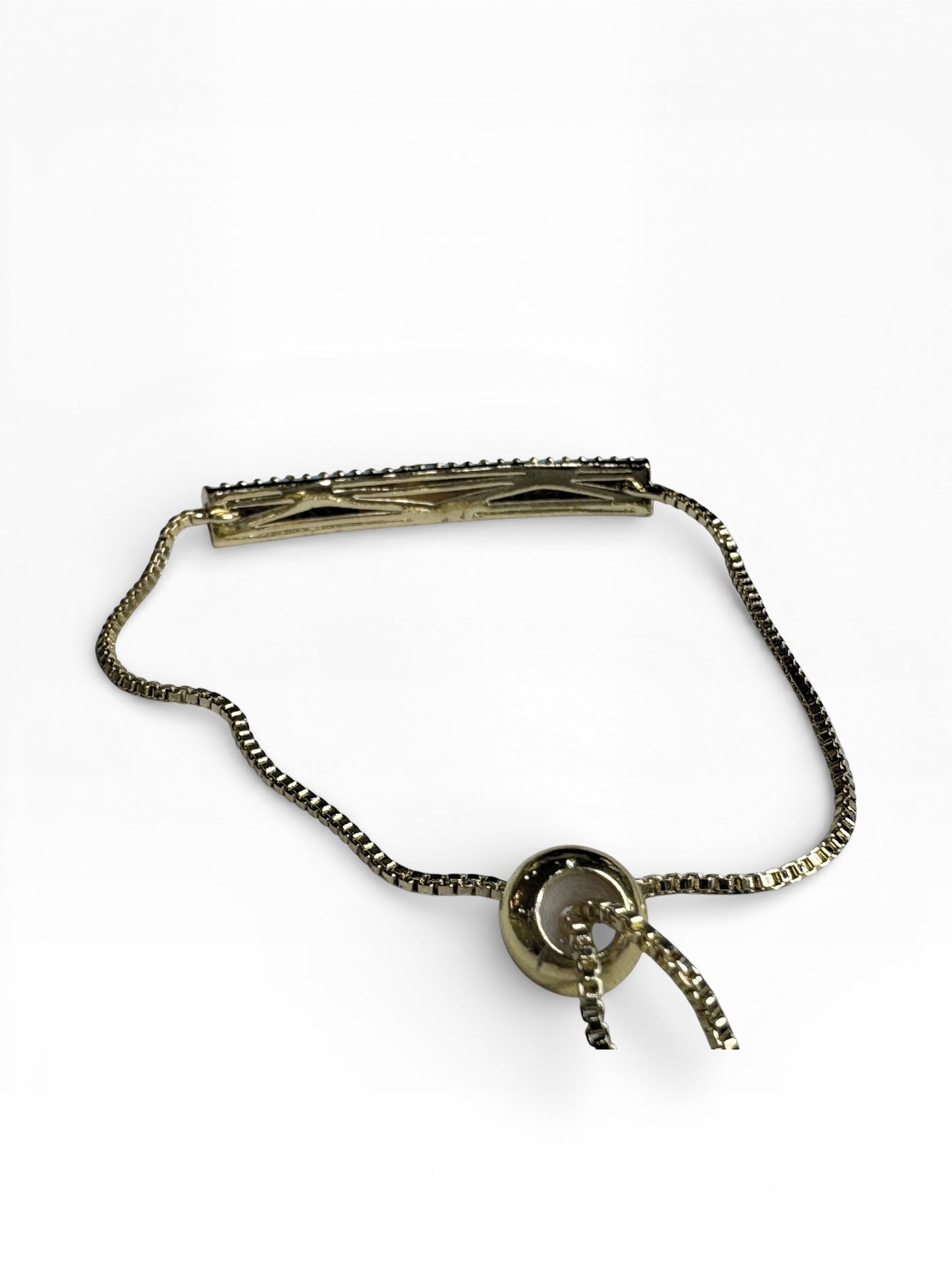 Stainless Steel Evil Eye Cylinder Chain Bracelet