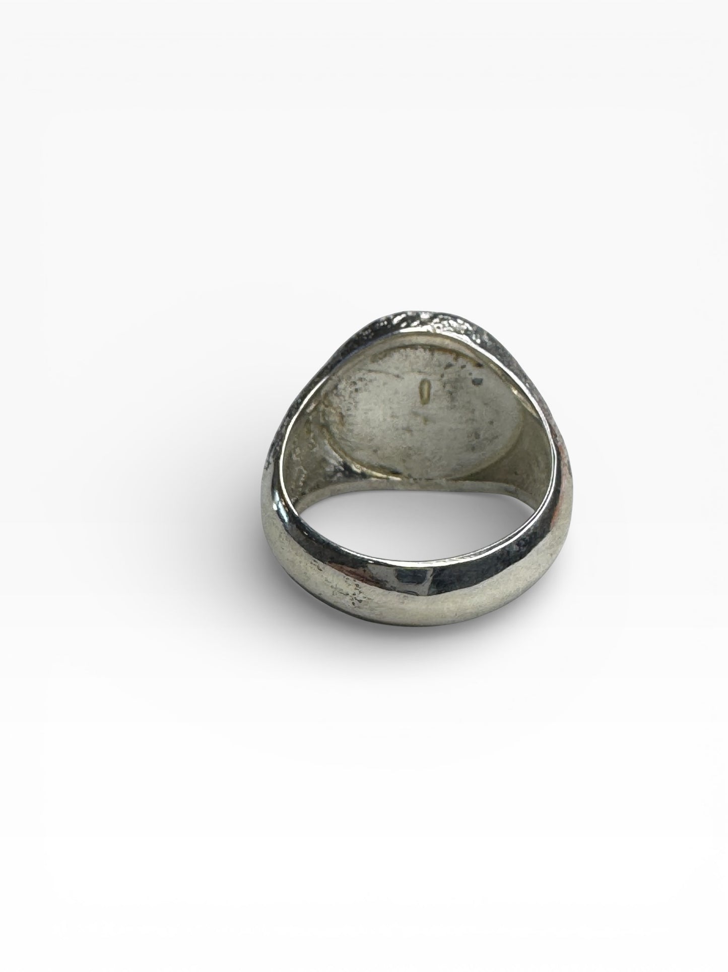 Byzantine Sterling Silver Two Tone Mens Ring