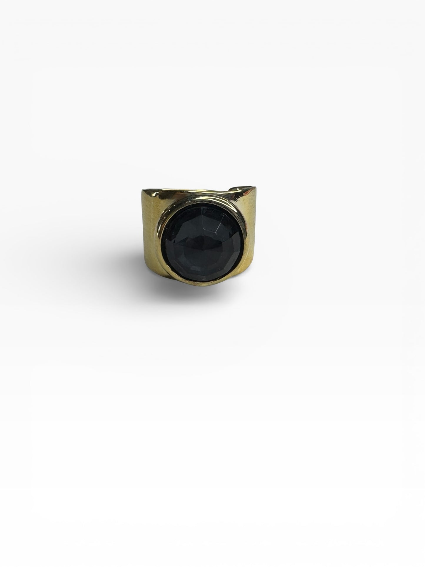 Sterling Silver Hematite Woman's Pinky Ring