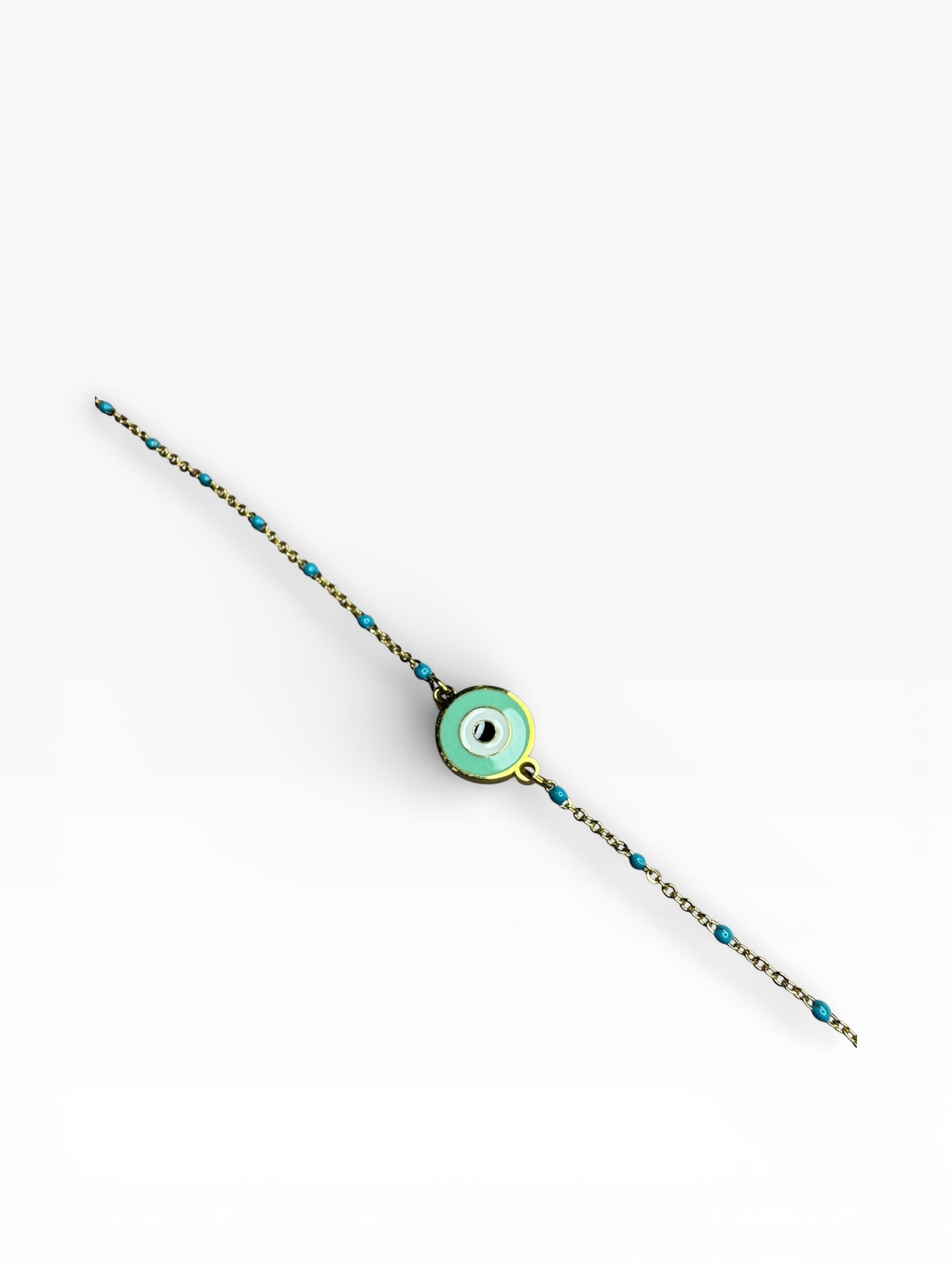 Evil Eye Stainless Steel Chain Bracelet