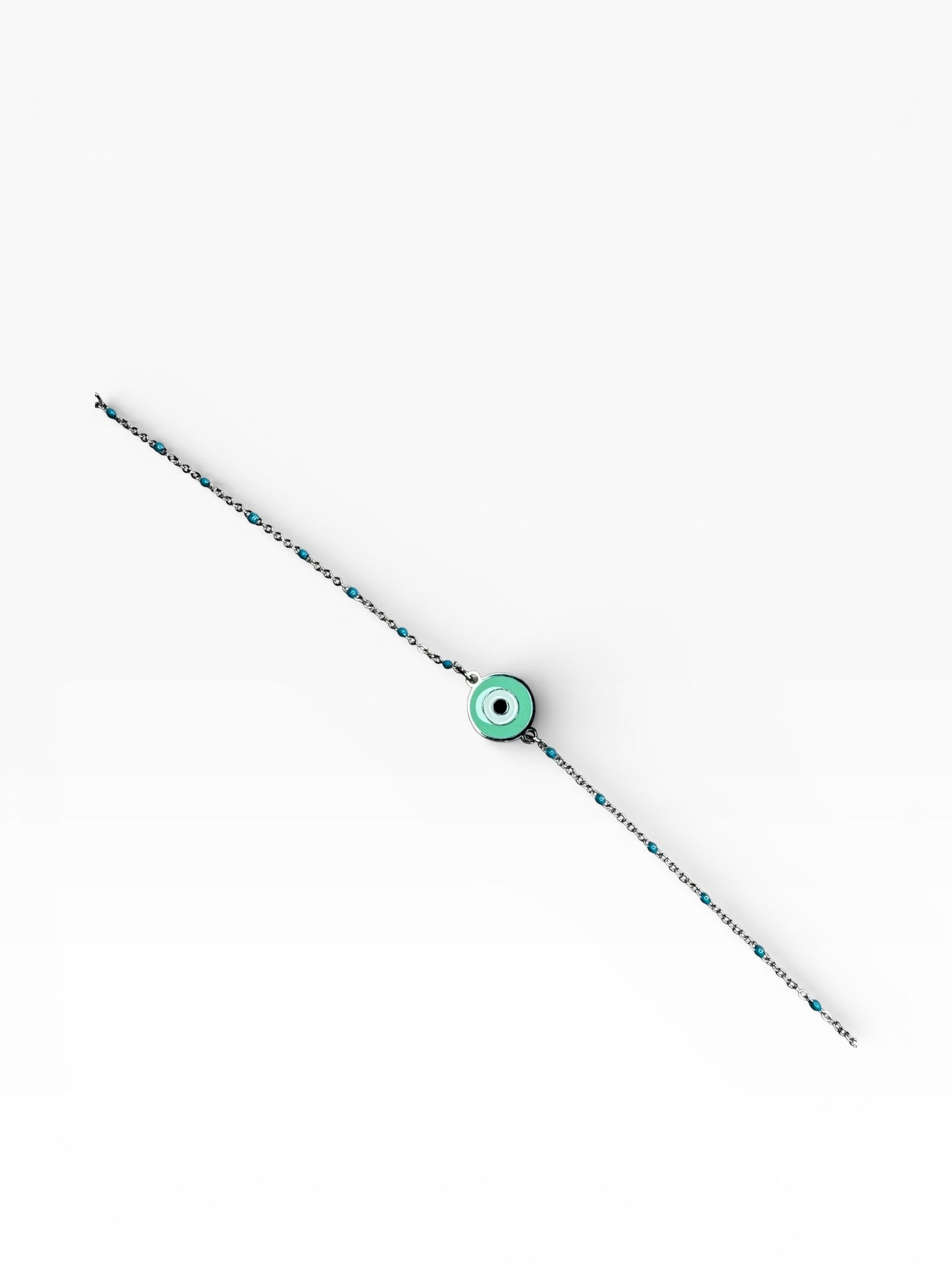 Evil Eye Stainless Steel Chain Bracelet