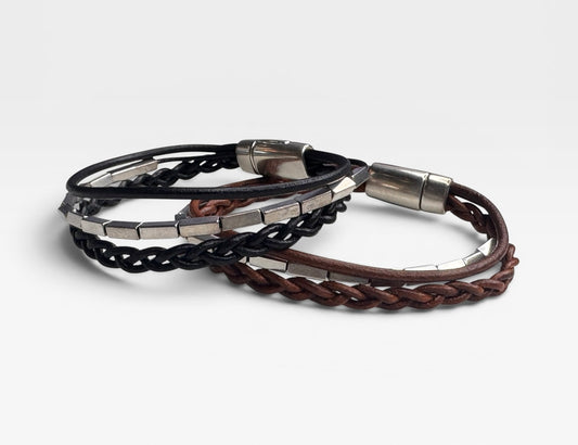 Braided Leather Bracelet