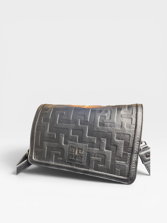Ismini Embossed Leathers Bag