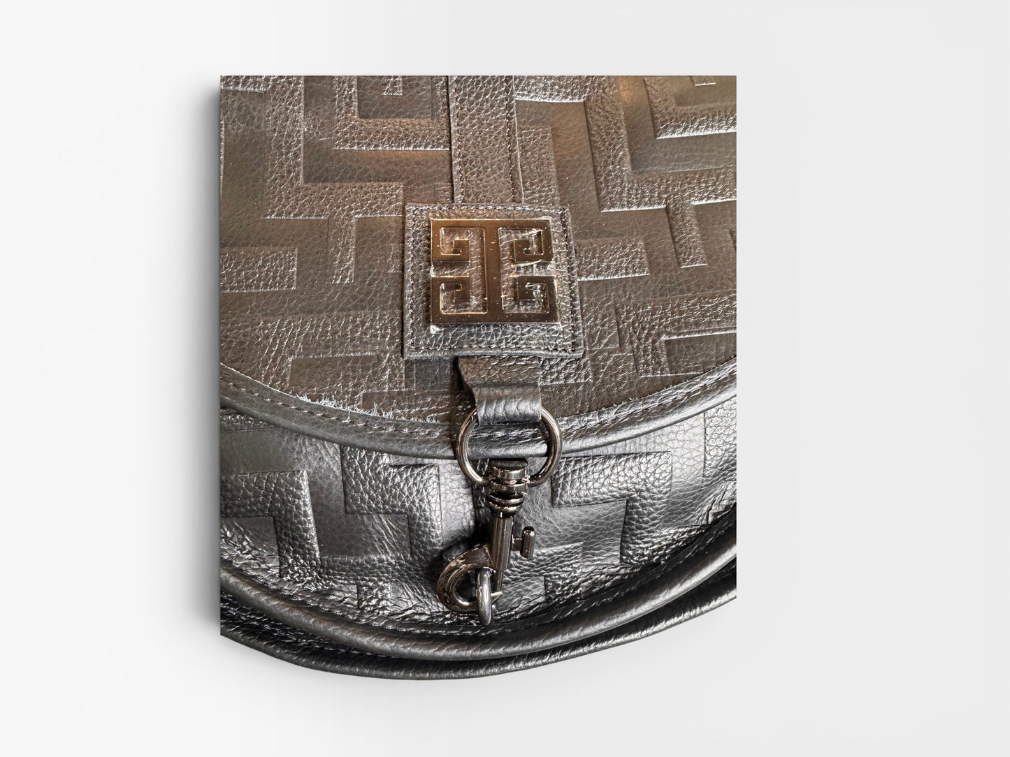 Mousa Embossed Leather Bag