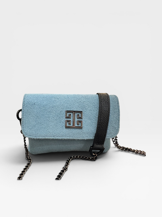 Antiparos Mini Blue Suede