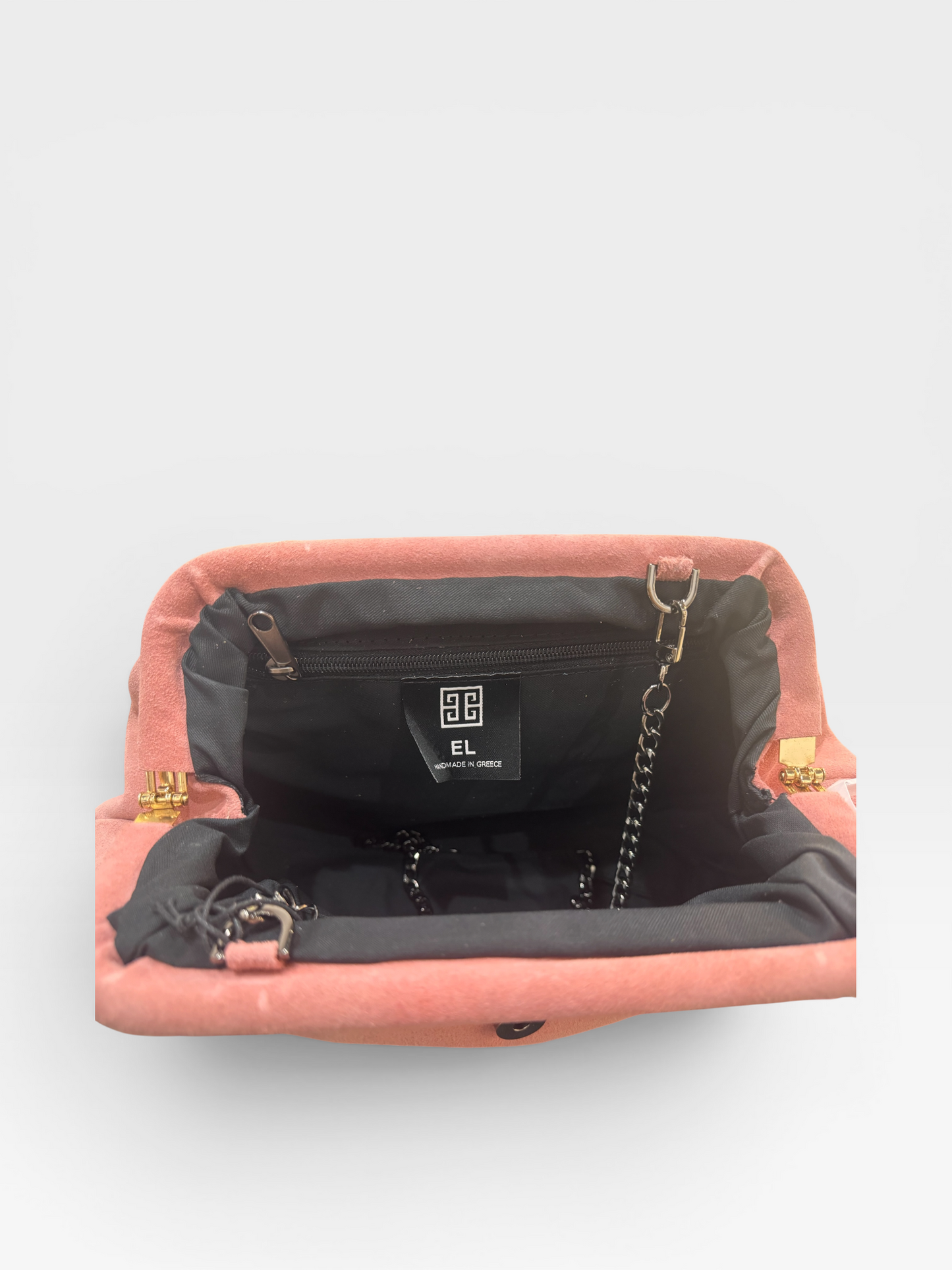 Niovi Pink Suede Bag