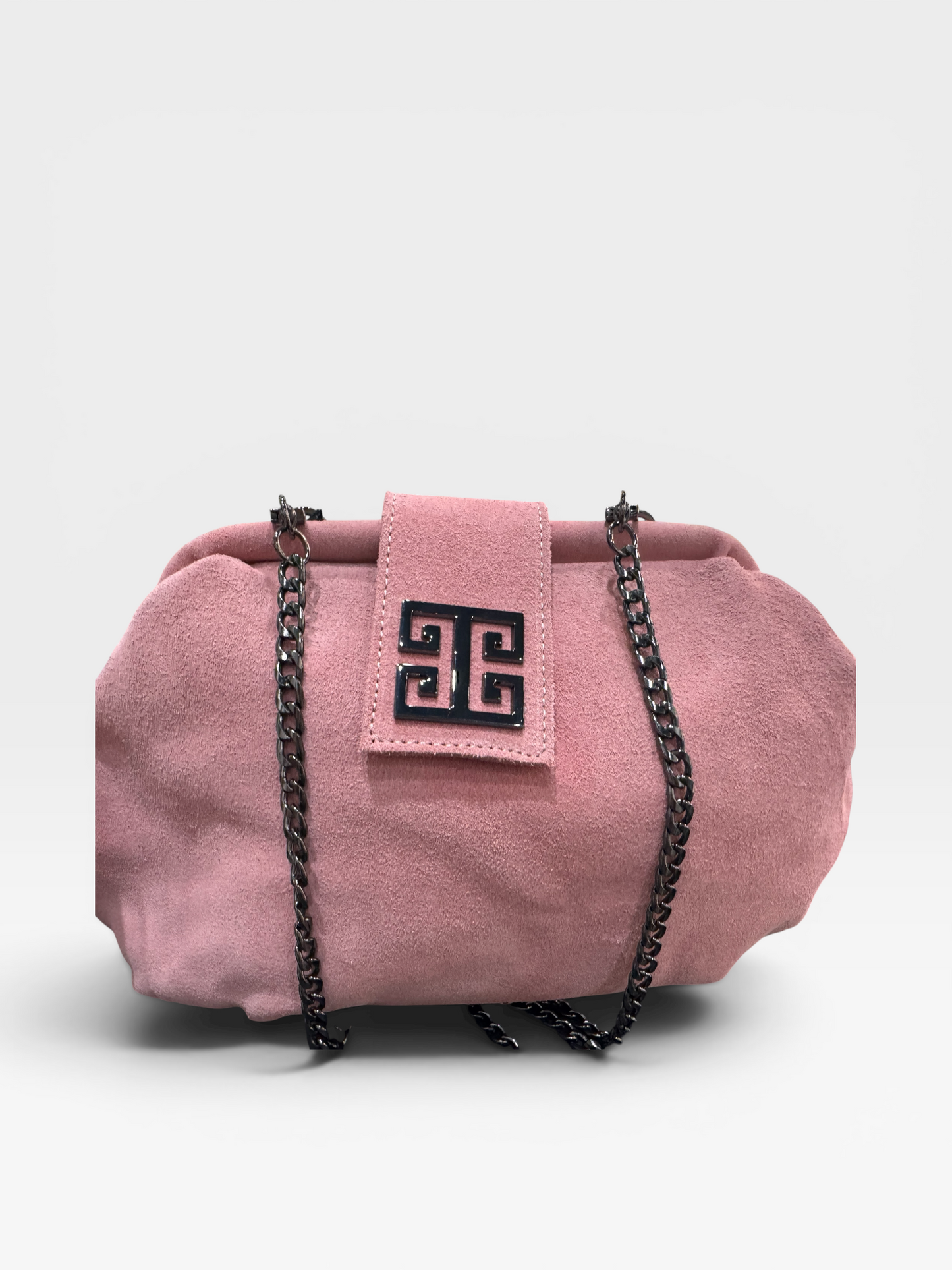Niovi Pink Suede Bag
