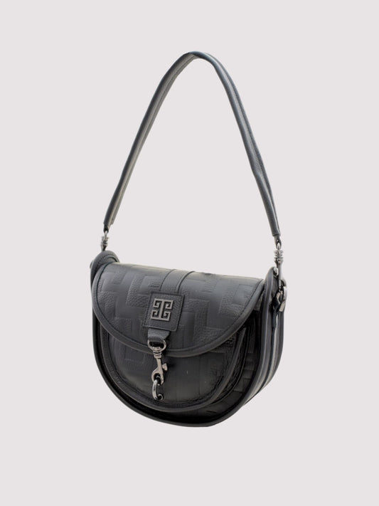 Mousa Embossed Leather Bag
