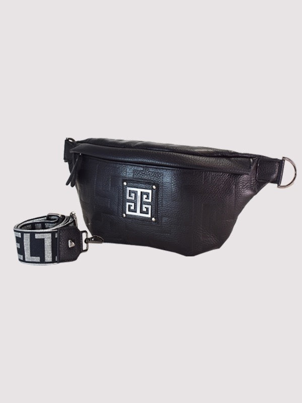 Doris Embossed Leather Cross Body