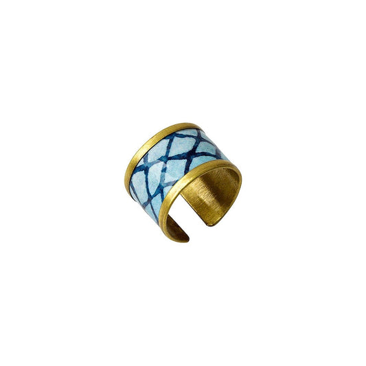 Fishnet Evil Eye Ring