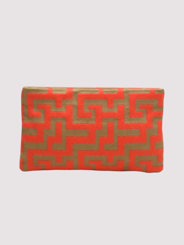 Lina Classic Pattern Orange Tan