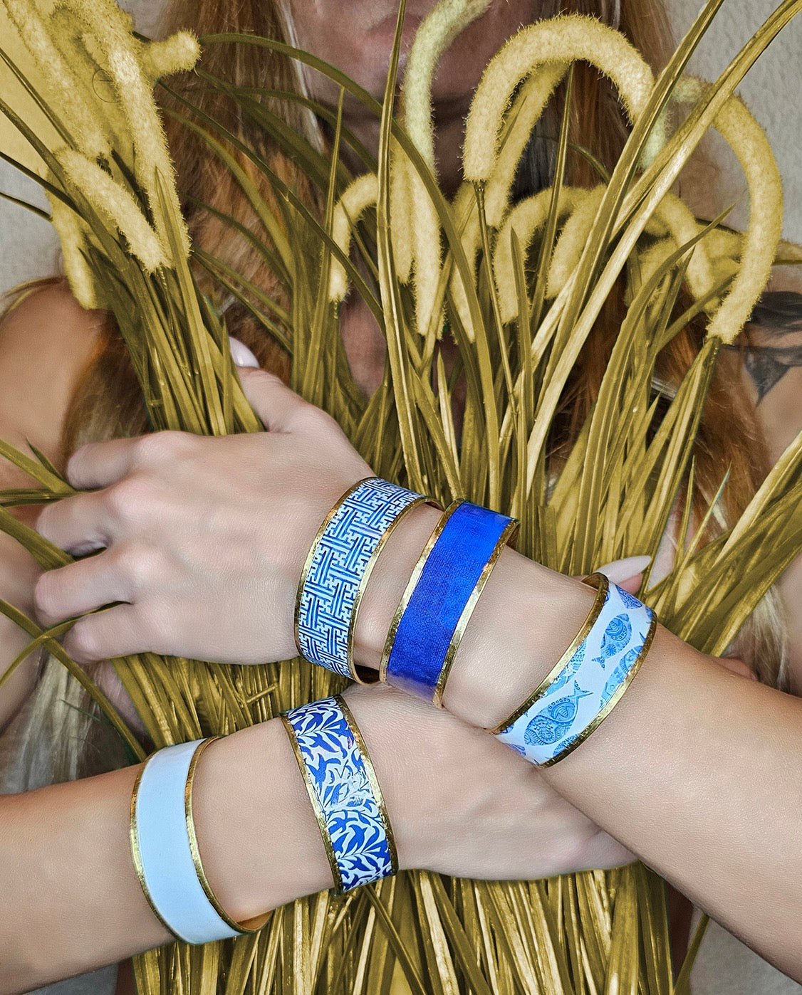 Labyrinth Mint Cuff