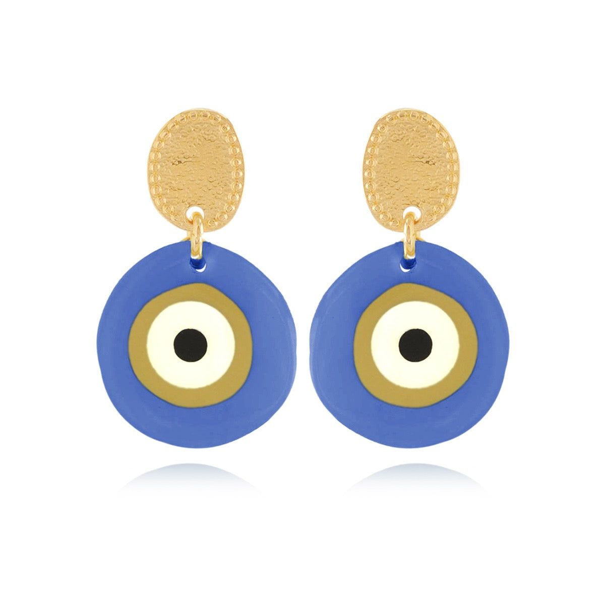 Evil eye earrings