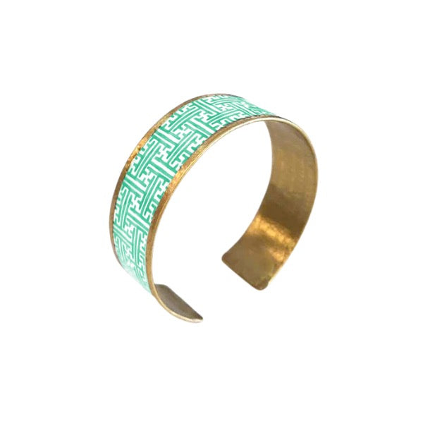 Labyrinth Mint Cuff