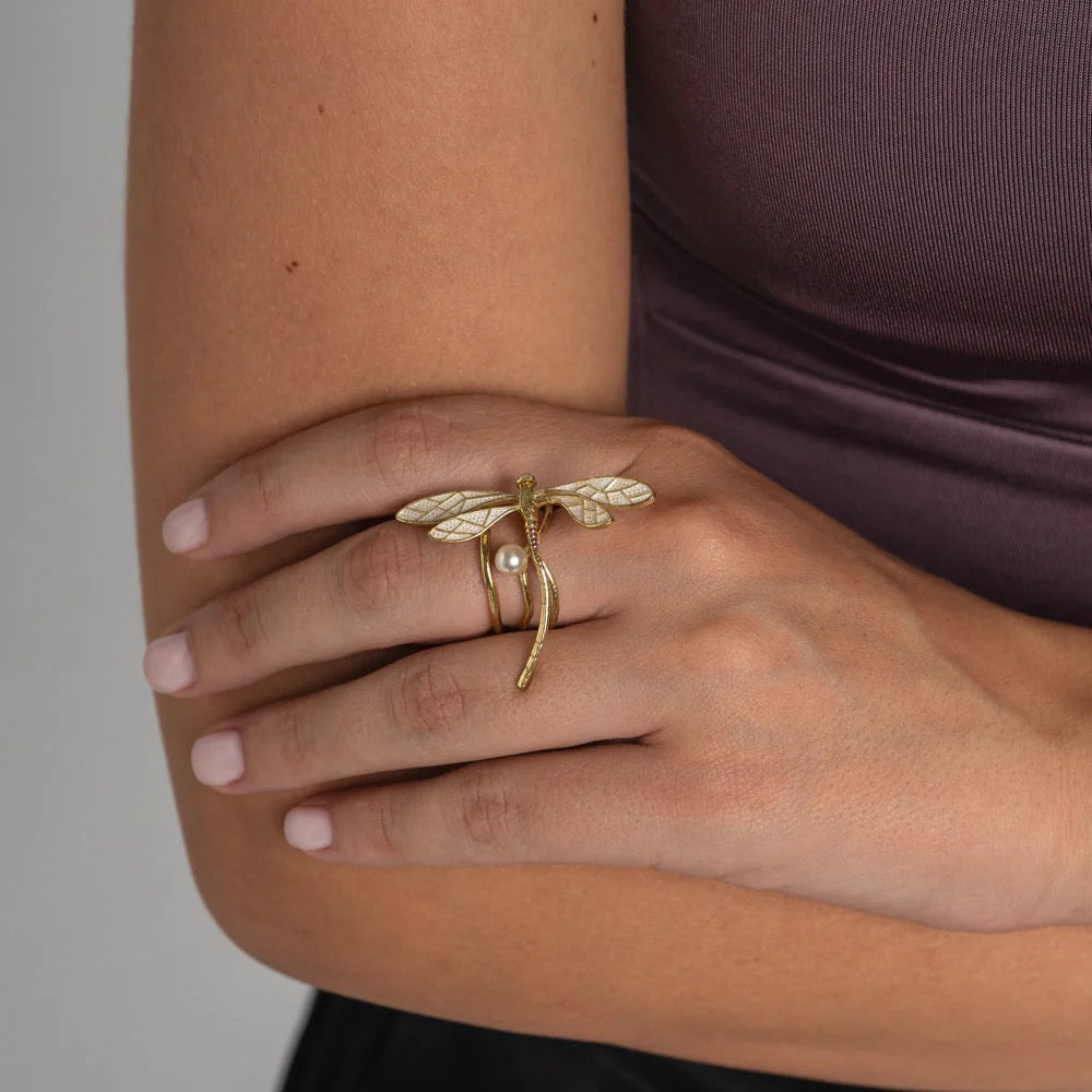 Dragonfly Brass Ring