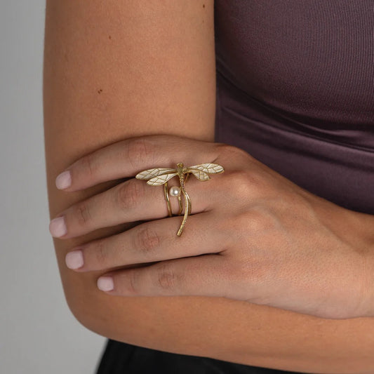 Dragonfly Brass Ring