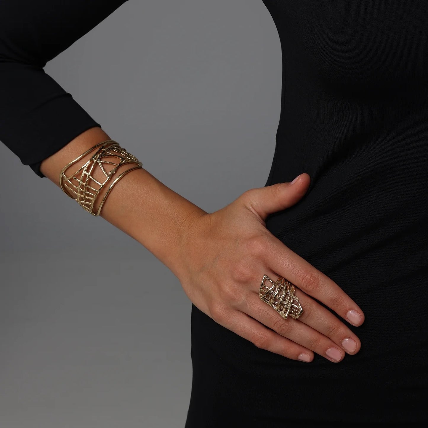 Brass Vine Ring
