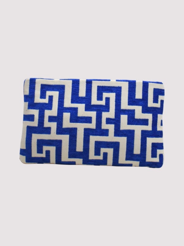 Lina Classic Patter Blue Ecru