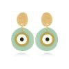 Evil eye earrings