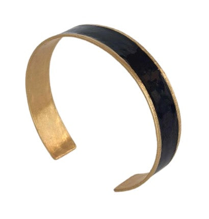 Slim Line Brass Cuff Bracelet