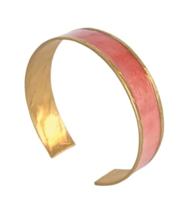 Slim Line Brass Cuff Bracelet