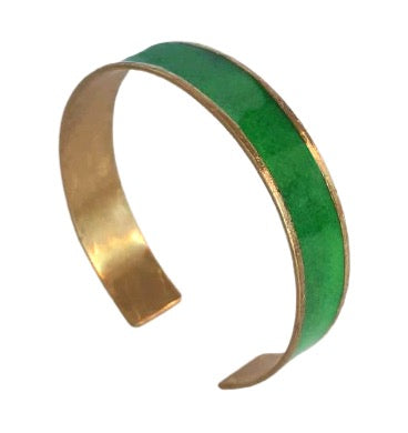 Slim Line Brass Cuff Bracelet
