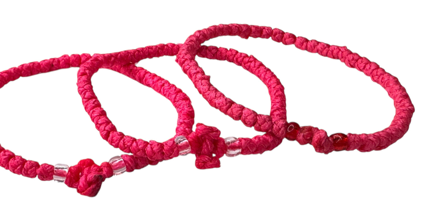 Greek Orthodox Prayer Rope Komboskini Hot Pink