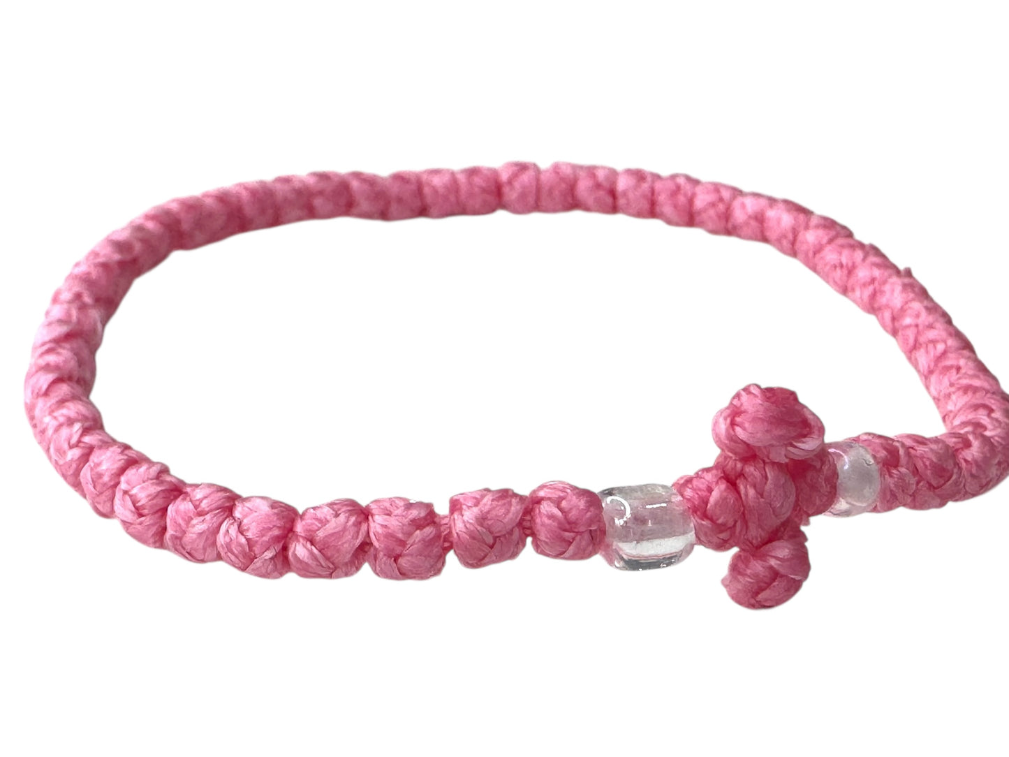 Greek Orthodox Prayer Rope Komboskini Pink