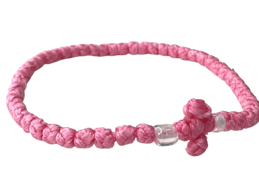 Greek Orthodox Prayer Rope Komboskini Pink