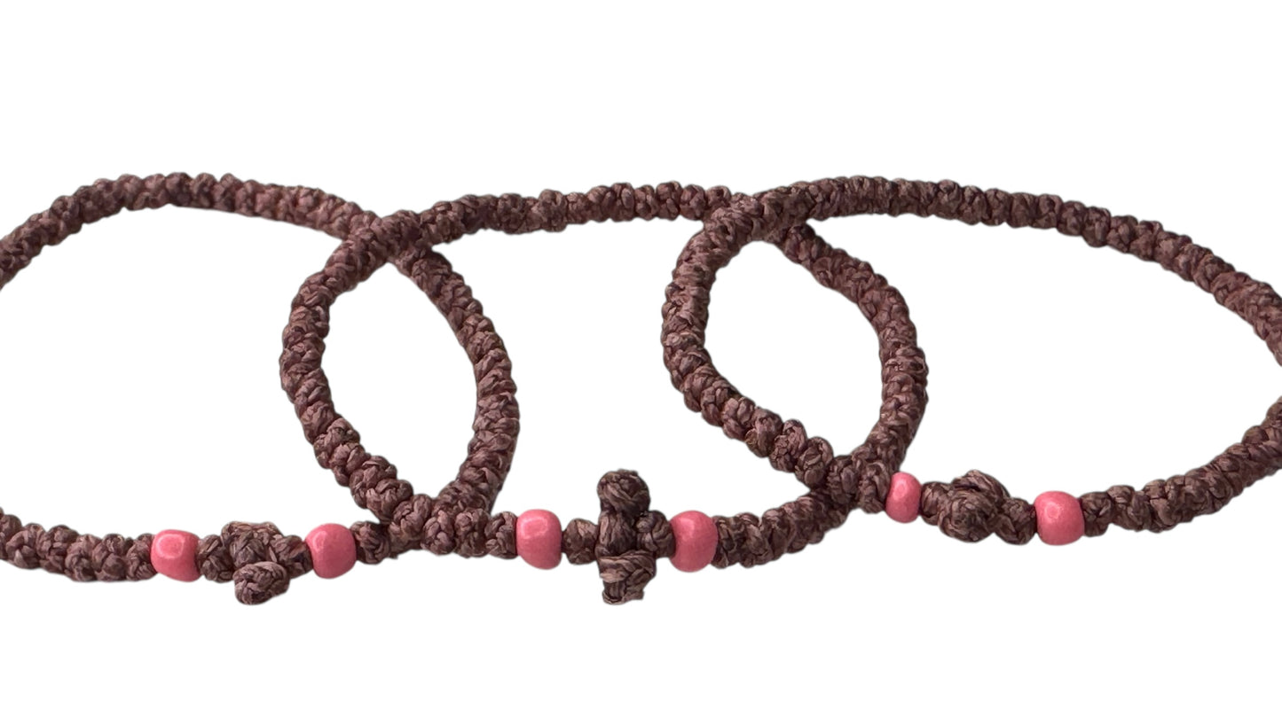 Greek Orthodox Prayer Rope Komboskini Mauve