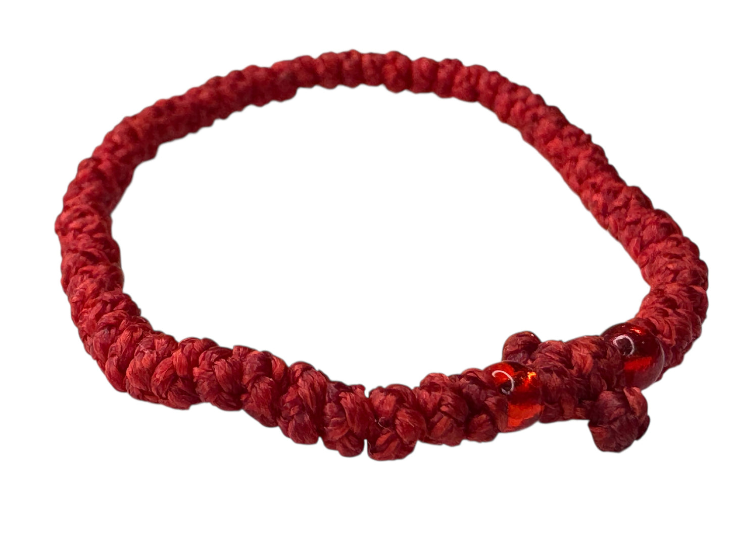 Greek Orthodox Prayer Rope Komboskini Red