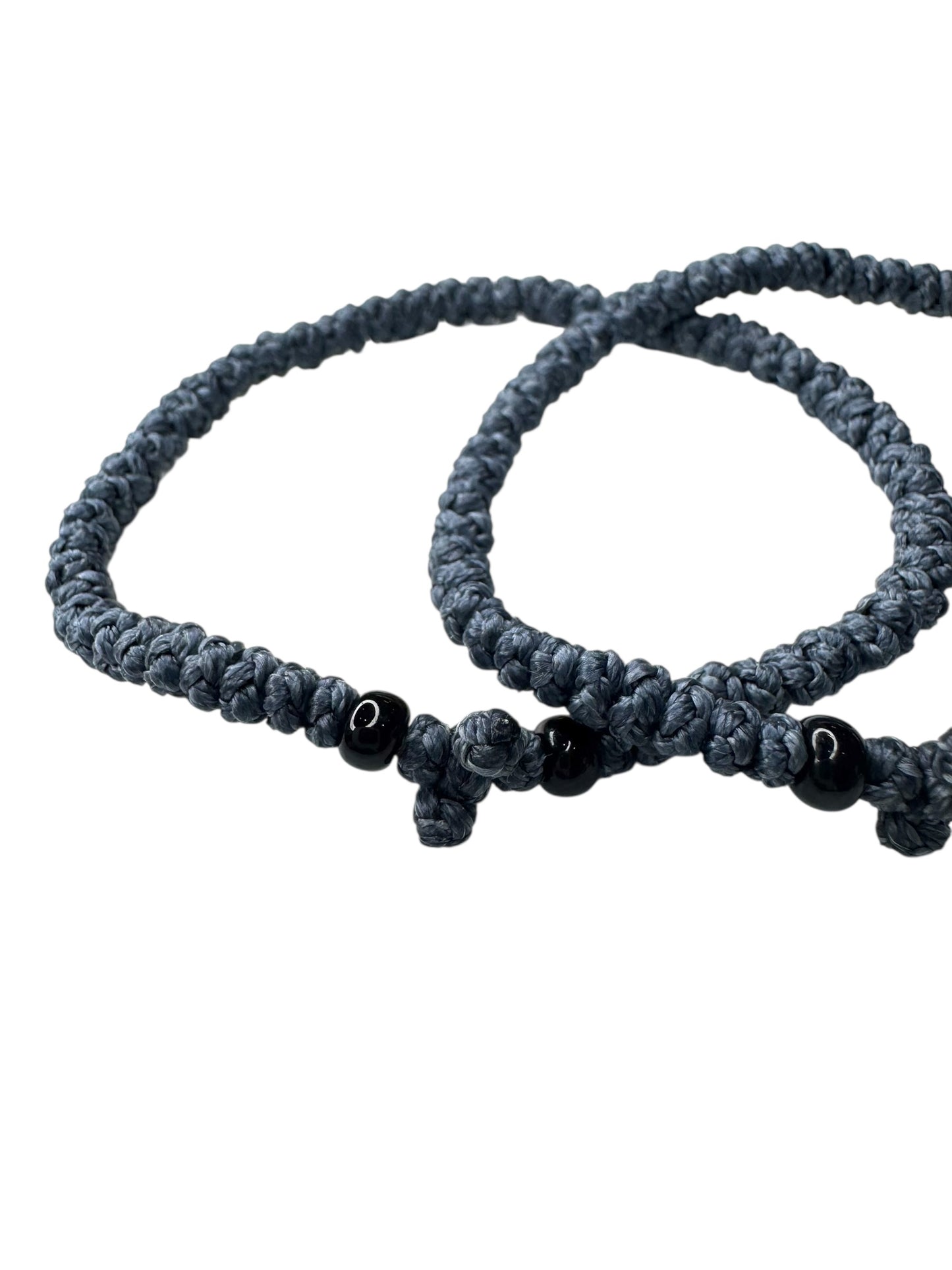 Greek Prayer Rope Komboskini Steel Gray
