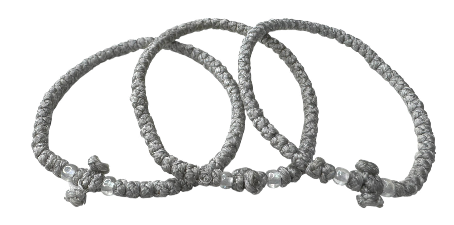 Greek Prayer Rope Light Gray
