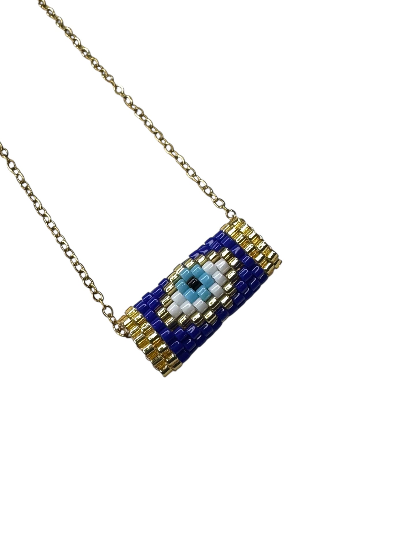 Evil Eye Beaded Necklace