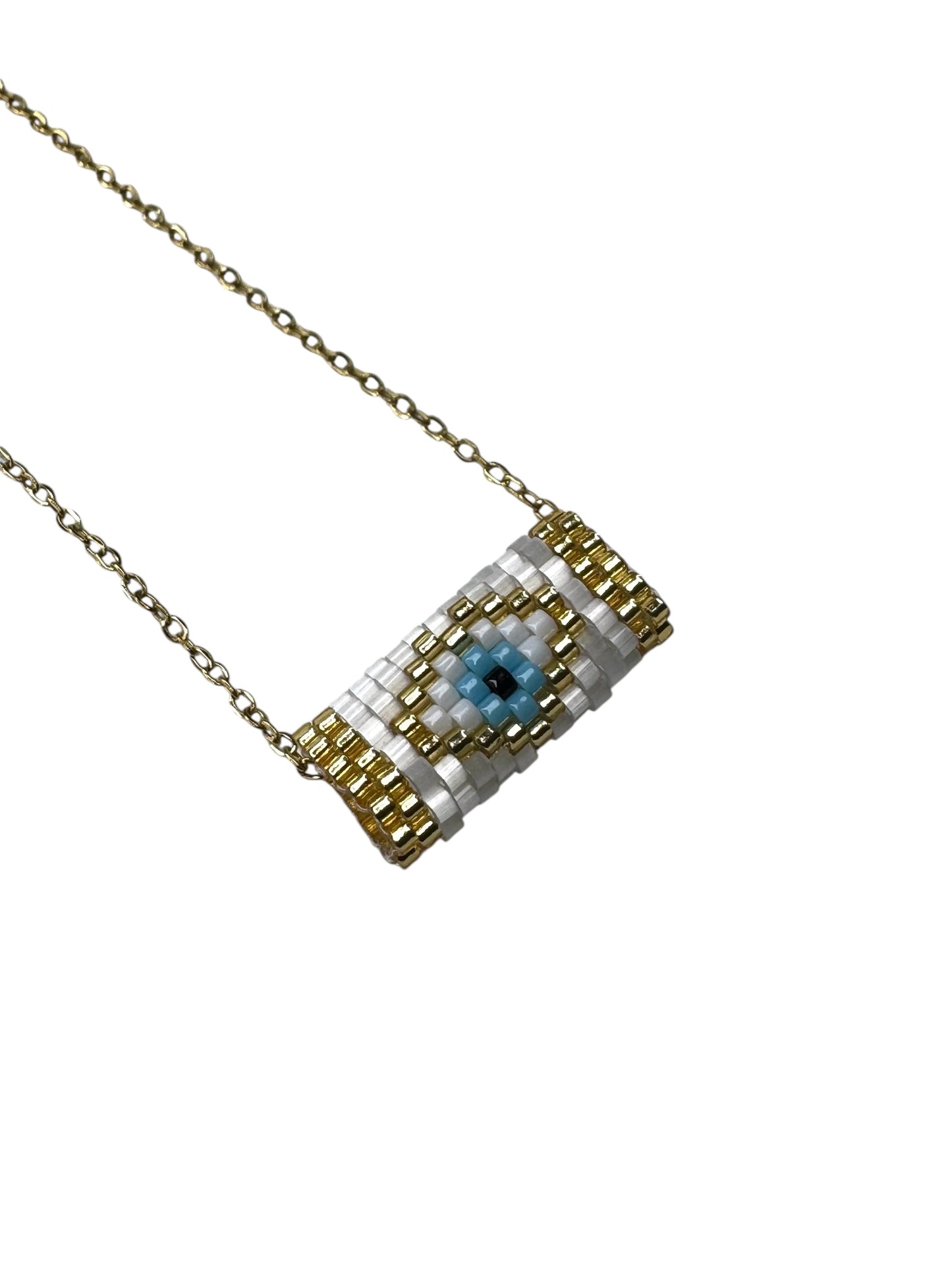 Evil Eye Beaded Necklace