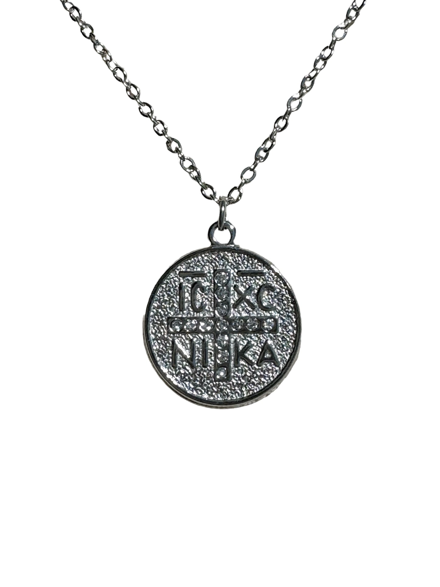 Stainless Steel Byzantine Necklace